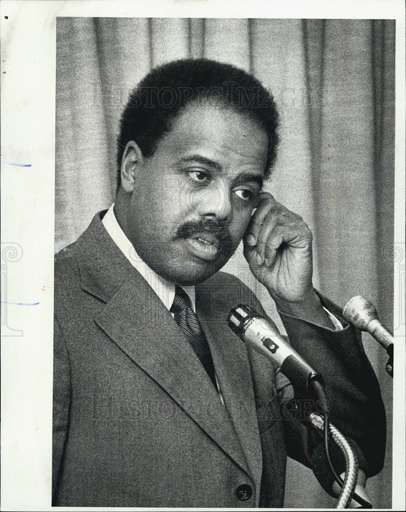 1981 Press Photo Donald H. McHenry, UN Ambassador - Historic Images