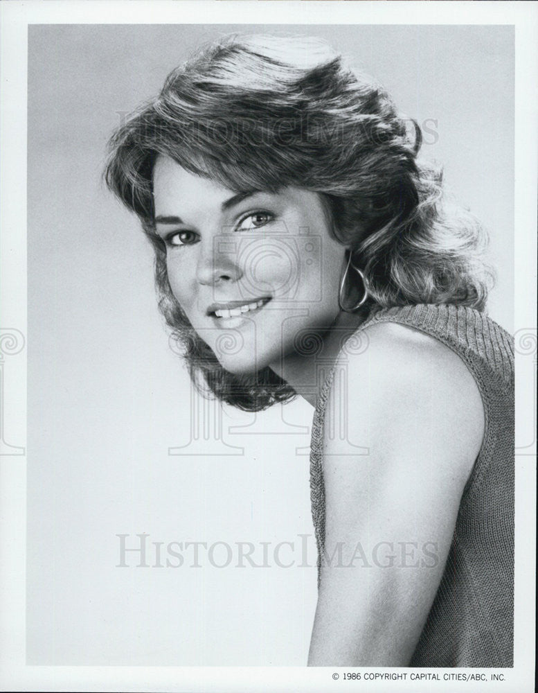 1986 Press Photo Carolyn McCormick as Rita Fiori in Spencer: For Hire - Historic Images