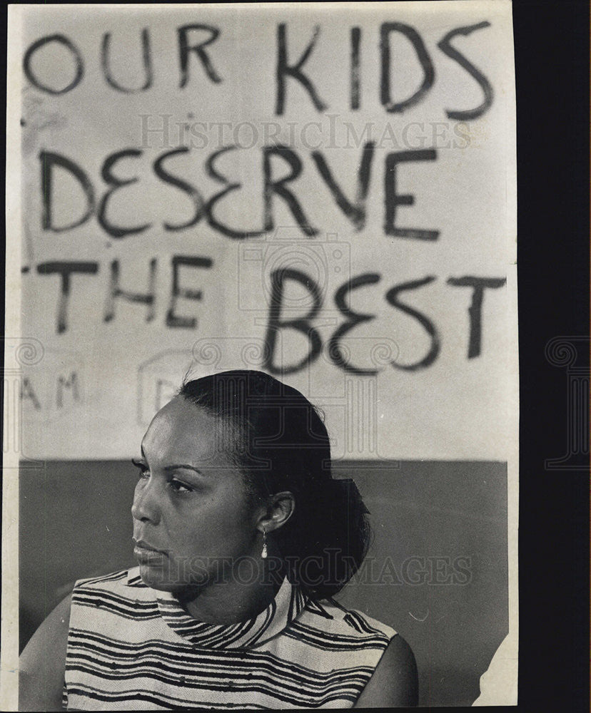 1971 Press Photo Mrs Murrell Syler Daleys assistant for day care programs - Historic Images