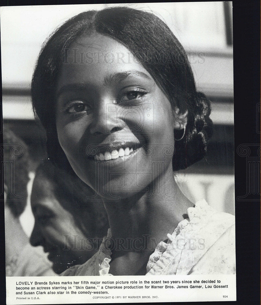 1973 Press Photo Brenda Sykes Actress Skin Games - Historic Images