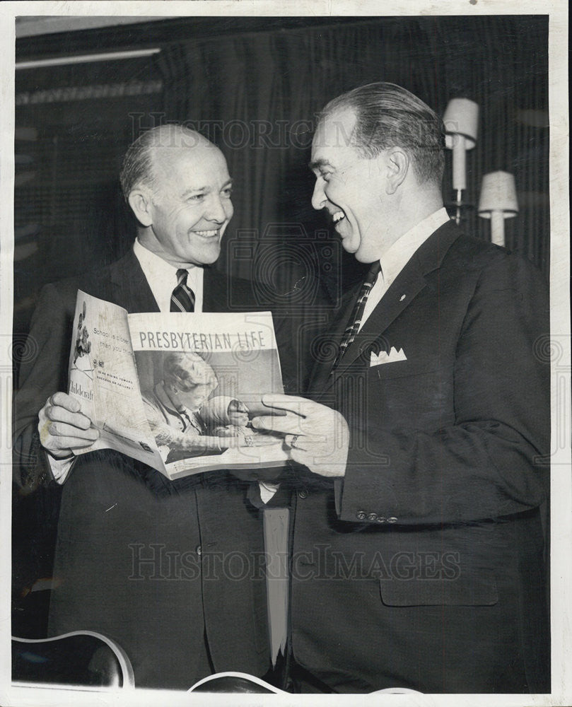 1957 Press Photo Howard pyle, Aid to President Eisenhower - Historic Images