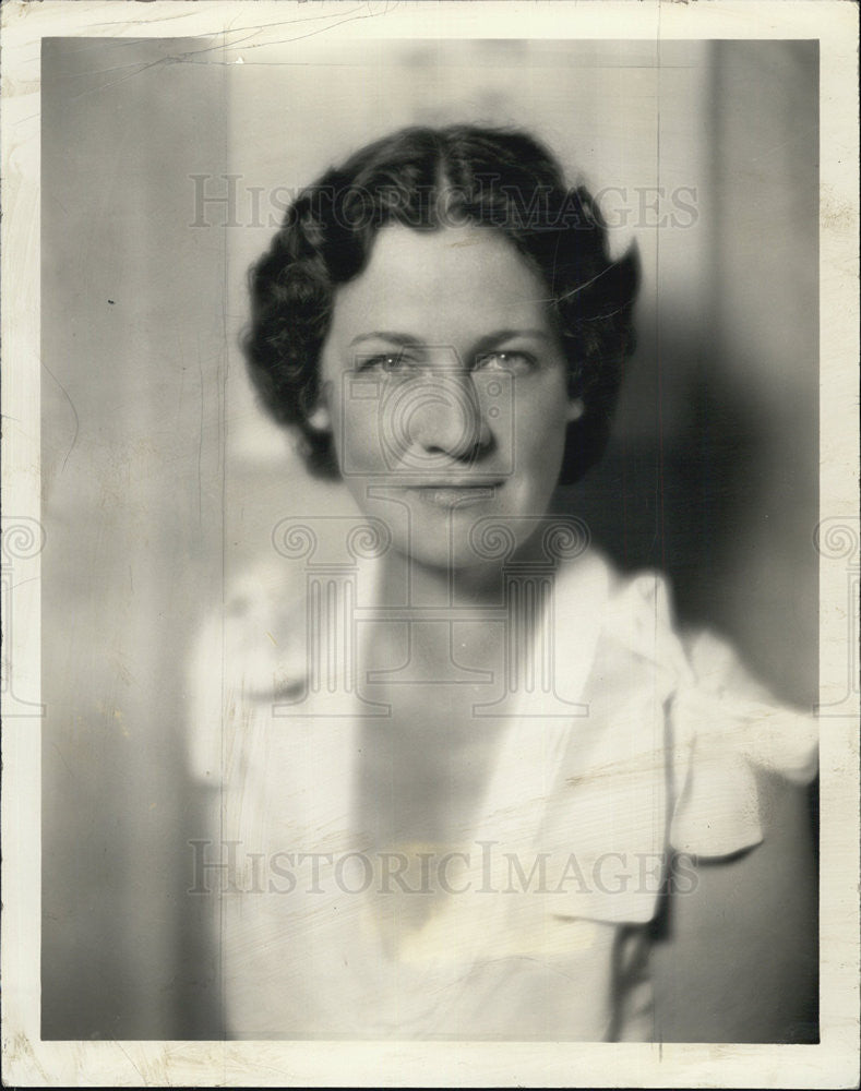 1932 Press Photo Author Mrs. Harold C. Pynchon AKA Mrs. Adeline Lobdell Atwater - Historic Images