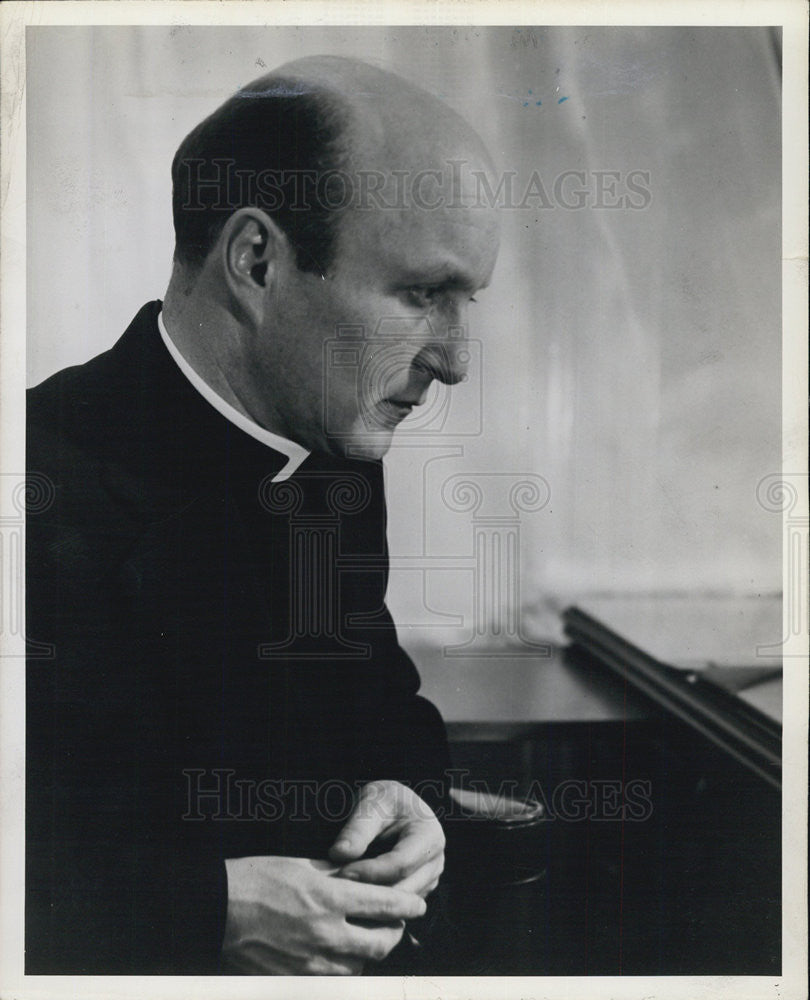 1958 Press Photo Rev. John Oesterreicher - Historic Images