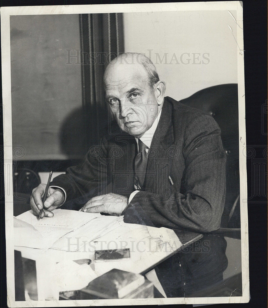 1932 Press Photo Judge Harry Olson - Historic Images
