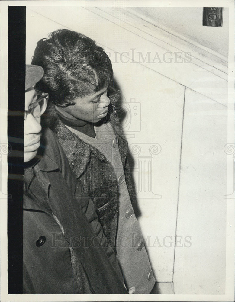 1964 Press Photo Barbara O&#39;Neil Trial Broadway Arrington Julius Echeles - Historic Images