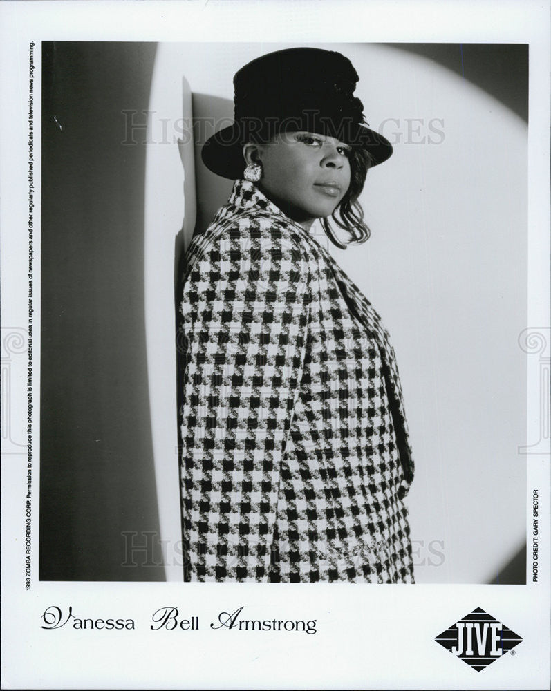 1993 Press Photo Vanessa Bell Armstrong Grammy Award Winning Gospel Singer - Historic Images