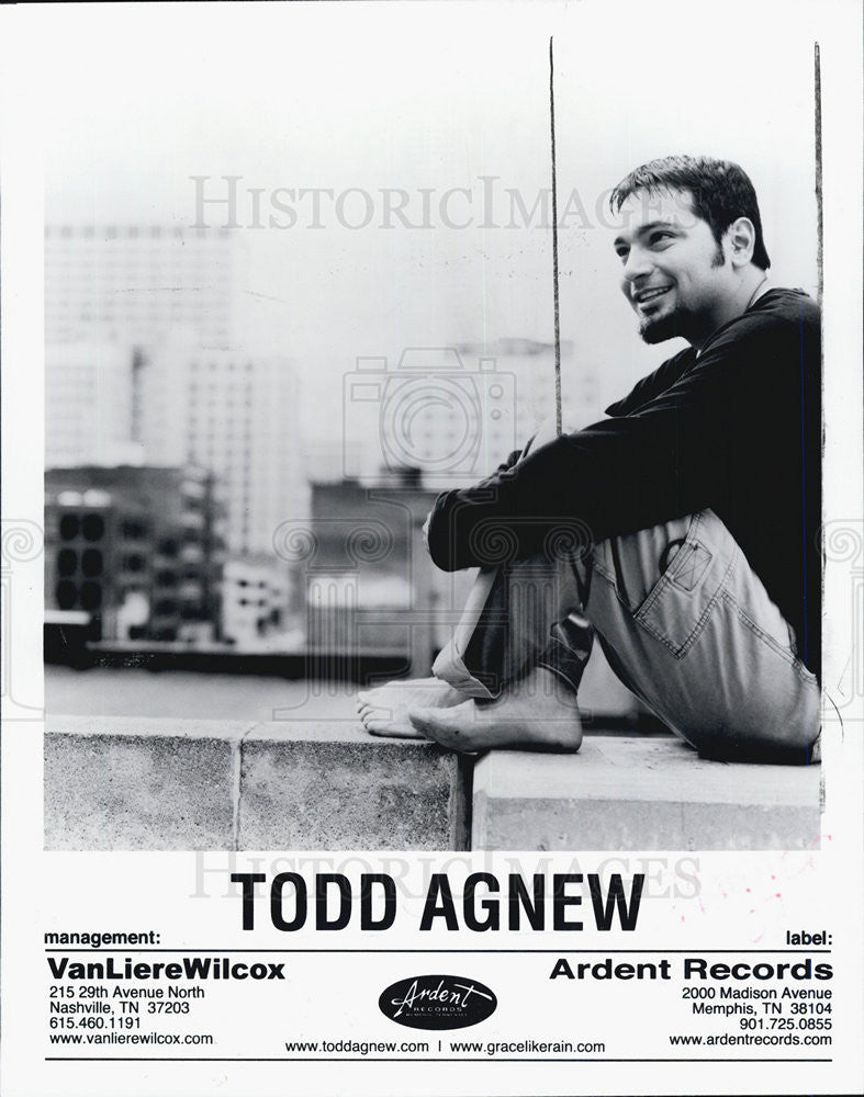 Press Photo Todd Agnew Contemporary Christian Music Singer For Ardent Records - Historic Images