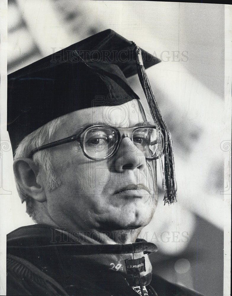 1973 Press Photo Dean Robert B. McKay Of New York University Law School - Historic Images