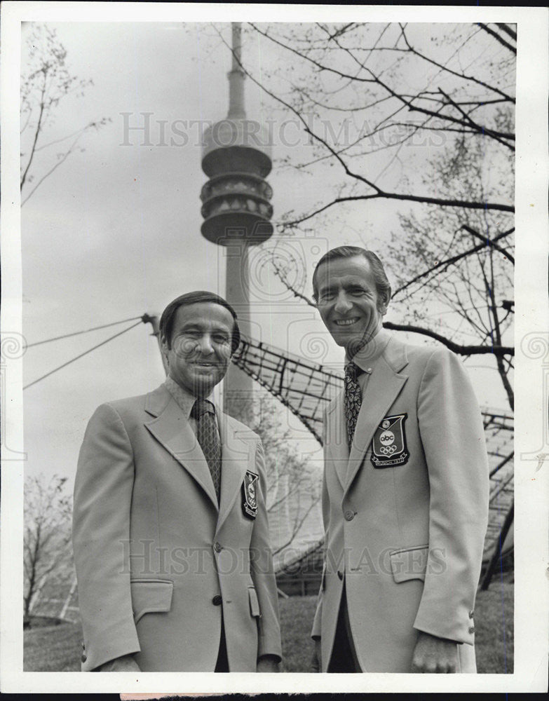 1972 Press Photo jim McKay Chris Schenkel 1972 Summer Olympics - Historic Images