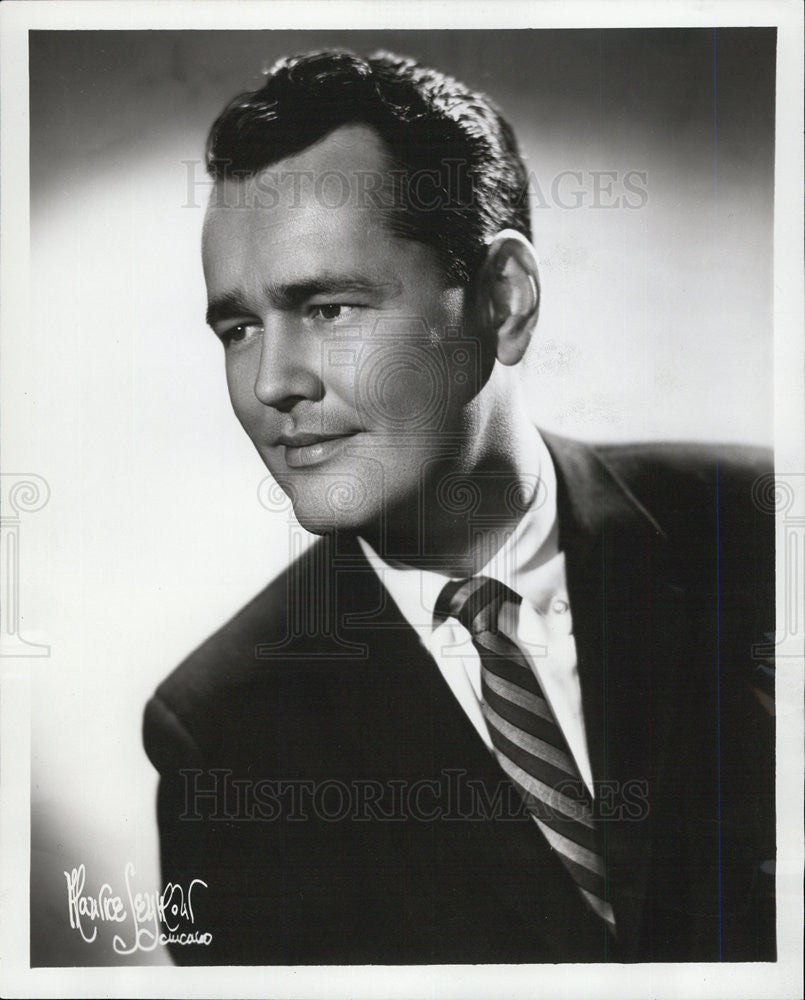 1958 Press Photo Jack McGuire Chicago Walker &amp; Crenshaw - Historic Images