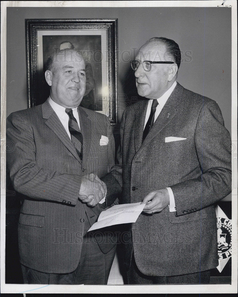 1959 Press Photo Hugh McGuire House of Correction Chief Deputy Sheriff Chicago - Historic Images