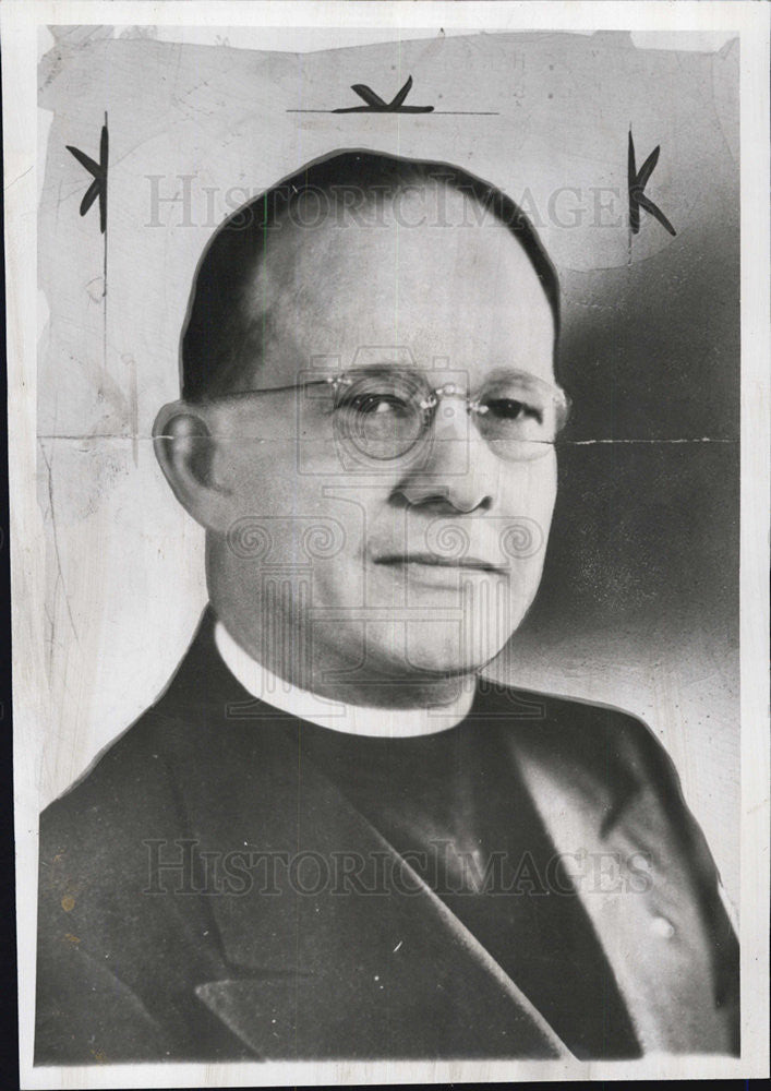 1955 Press Photo Harmon McGuire Death Synod President - Historic Images