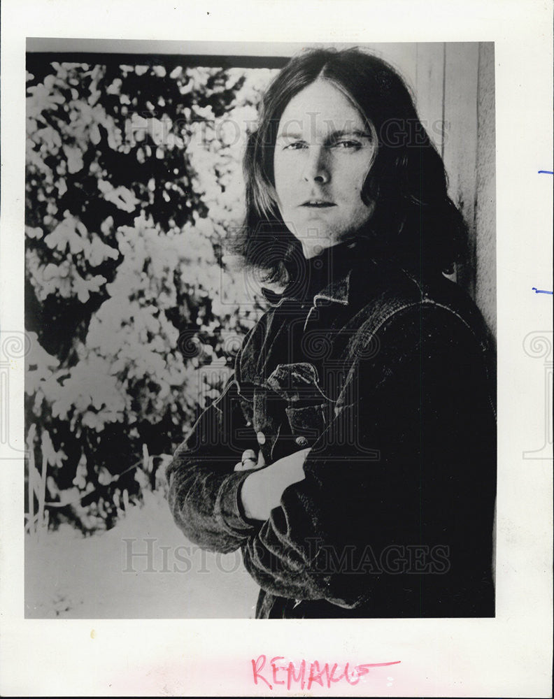 1974 Press Photo Roger McGuinn Byrds Musician - Historic Images