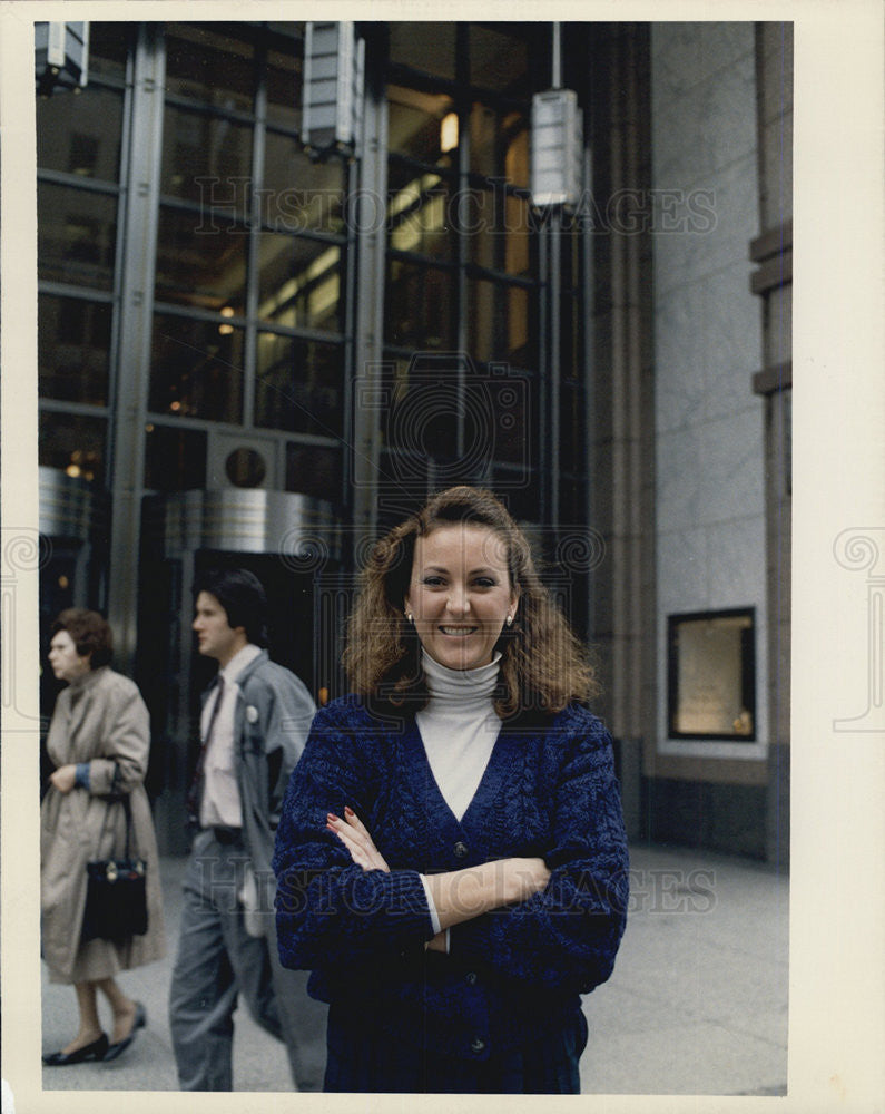 1988 Press Photo Mary McGregor/Leasing Director/Draper &amp; Kramer - Historic Images