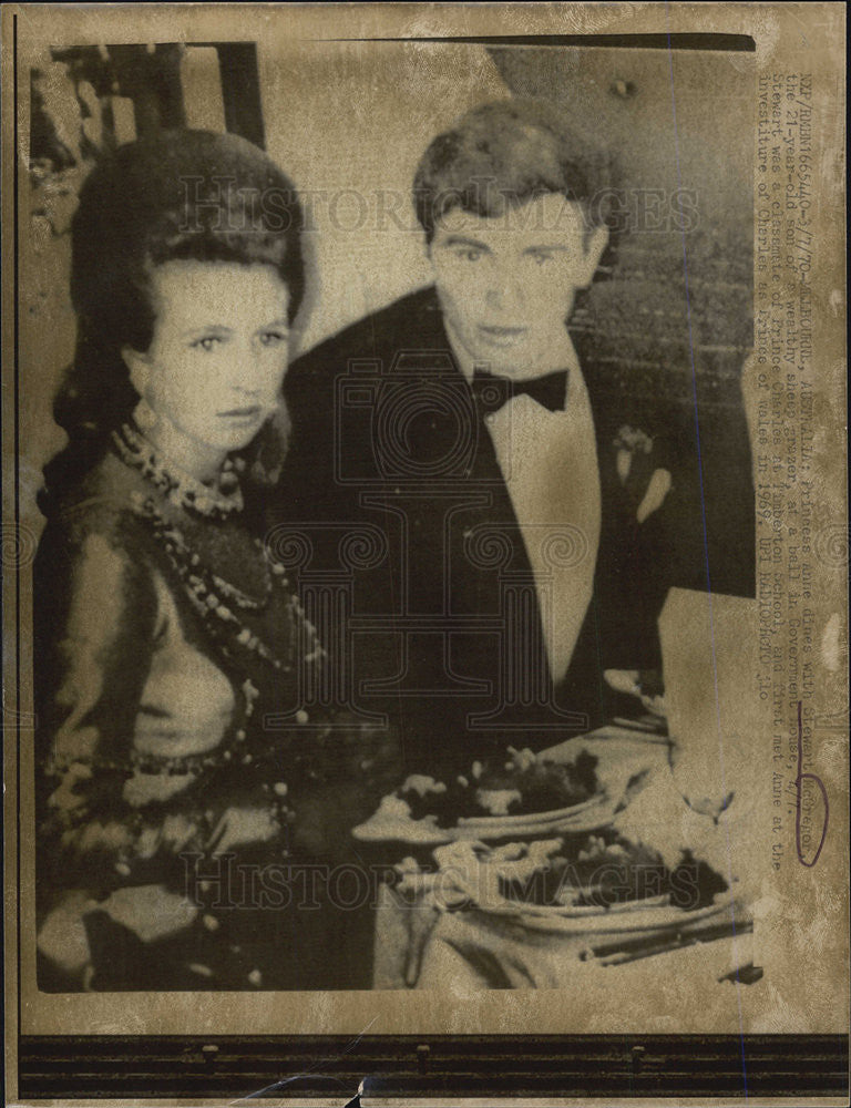 1970 Press Photo Princess Anne/Stewart McGregor/Heir - Historic Images