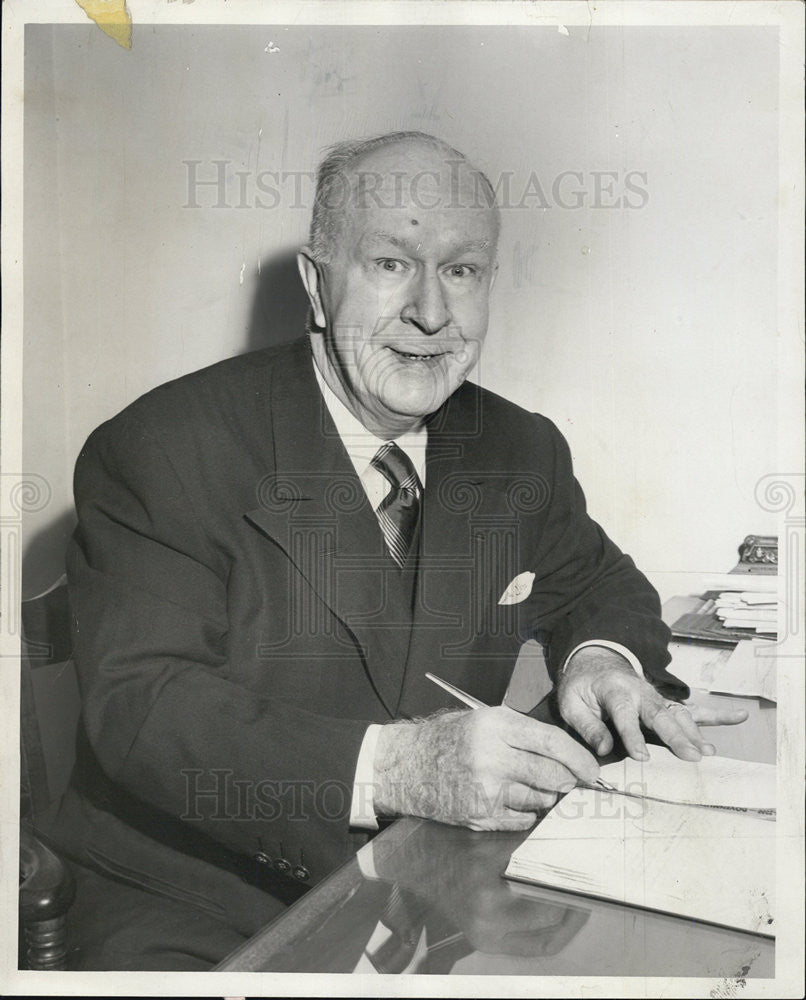 1956 Press Photo John F. McGuane, named to the Chicago Park District Board - Historic Images