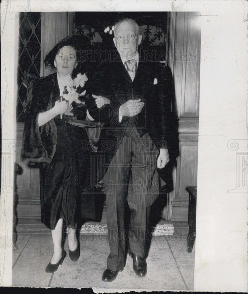 1950 Press Photo Arthur McKee Wedding New York Bennetta Alexander - Historic Images