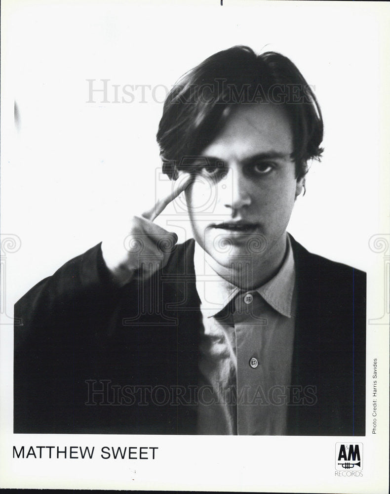 1989 Press Photo Singer-songwriter Matthew Sweet - Historic Images