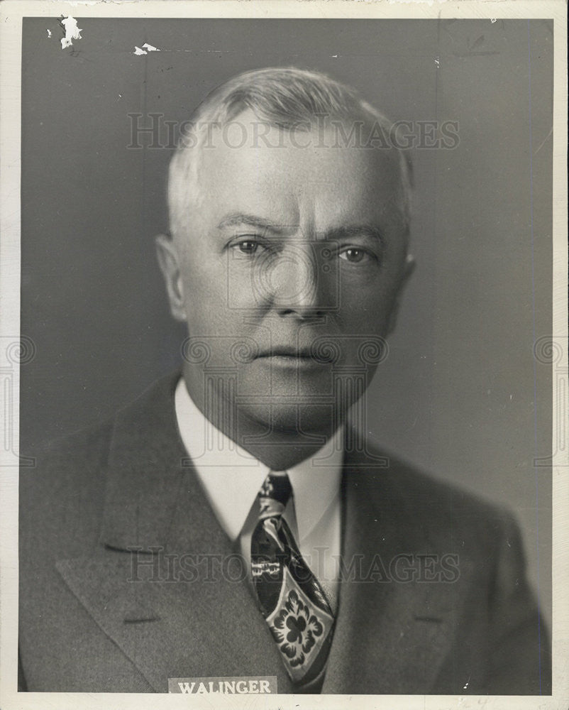 1945 Press Photo Bentley G. McCloud/President/First National Bank Chicago - Historic Images