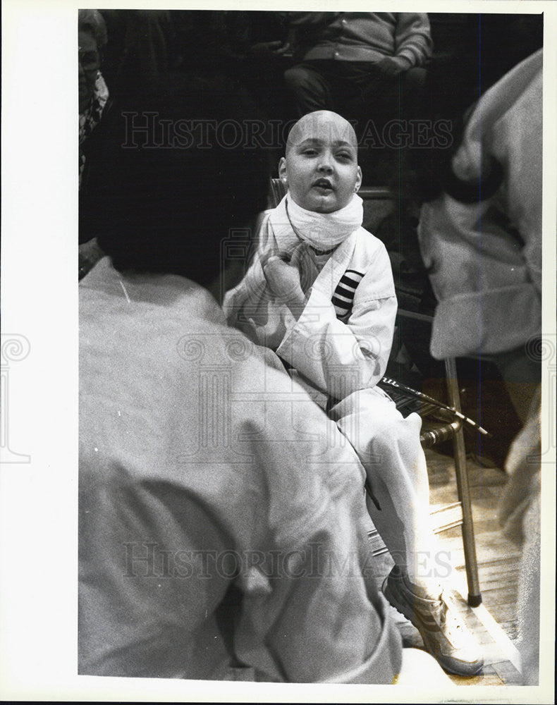 1987 Press Photo Jennifer Malloy Schaumburg High School - Historic Images