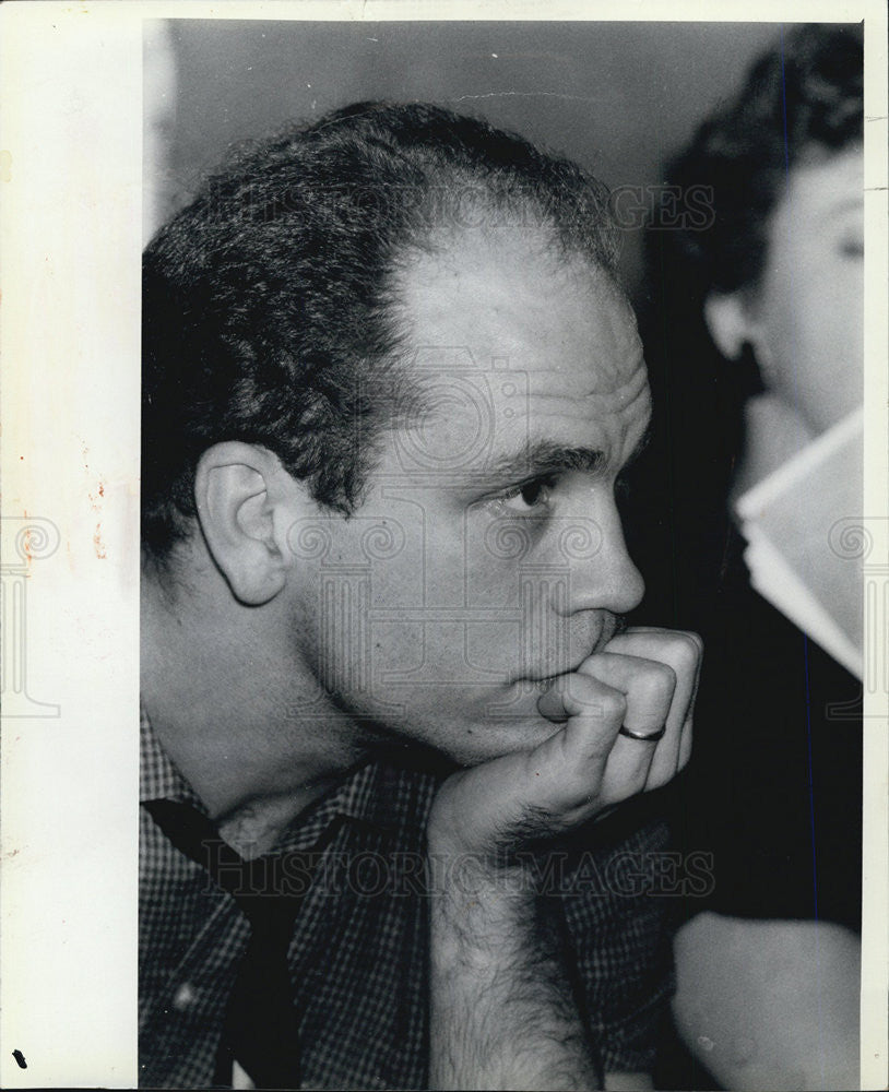 1984 Press Photo of actor John Malkovich at Steppenwolf Theater for Coyote Ugly - Historic Images