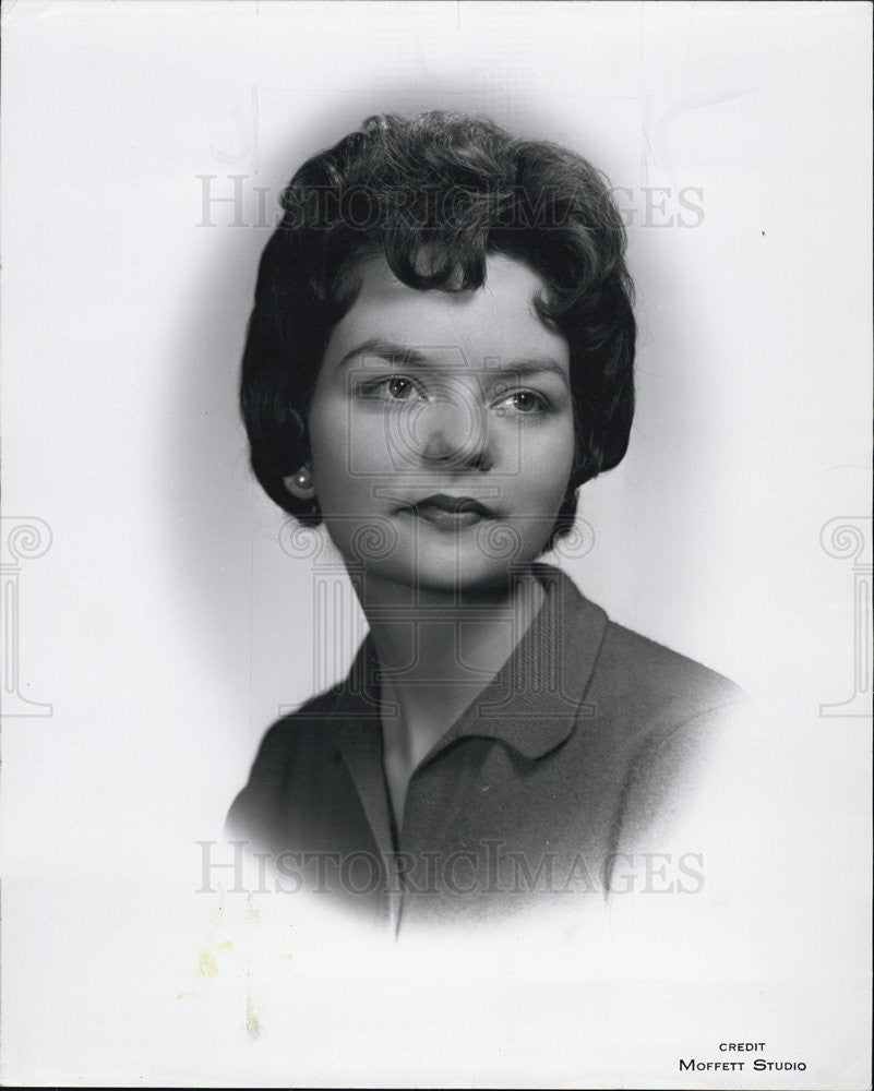 1961 Press Photo of Mariett McCall, fiancee of Grant W. Reichard - Historic Images