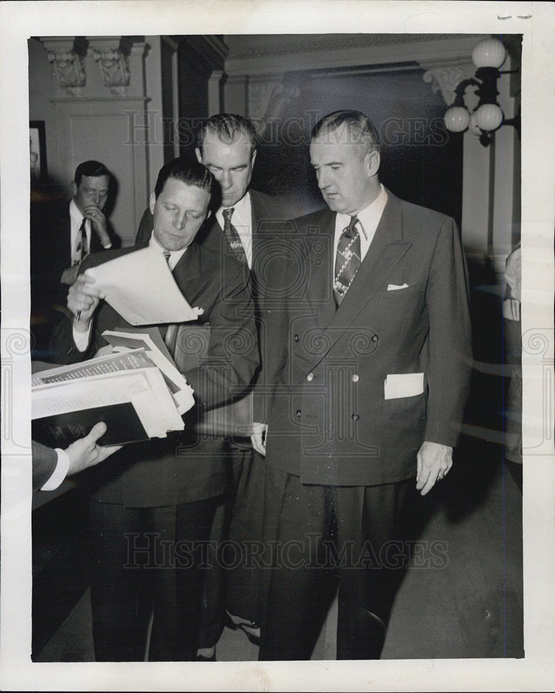 1952 Press Photo John F. Malone FBI chief - Historic Images