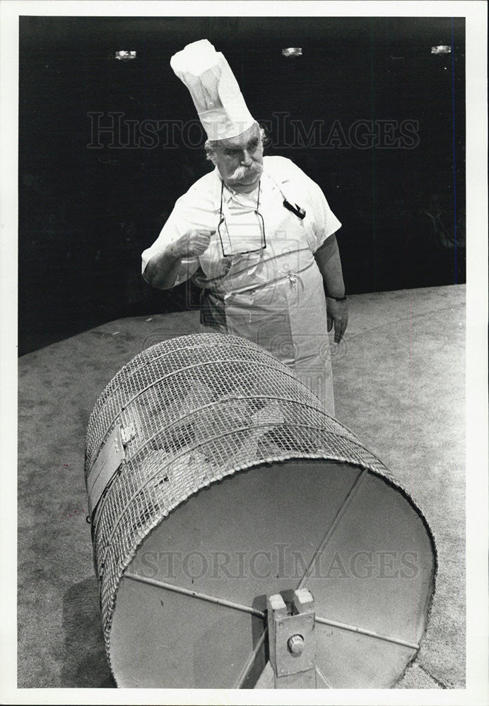 1979 Press Photo Louis Szathmary chef - Historic Images