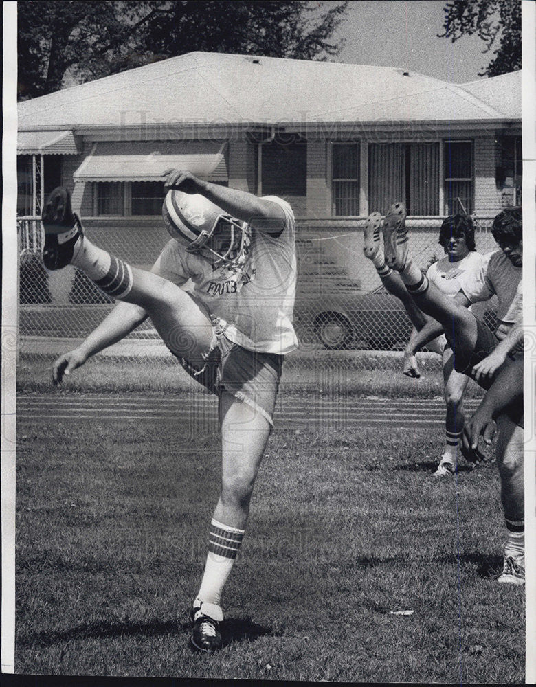 1975 Press Photo Chicago Lions Football Semi-pro - Historic Images