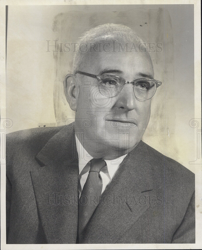 1958 Press Photo Harold J. Tallett Republican candidate Probate Court judge - Historic Images