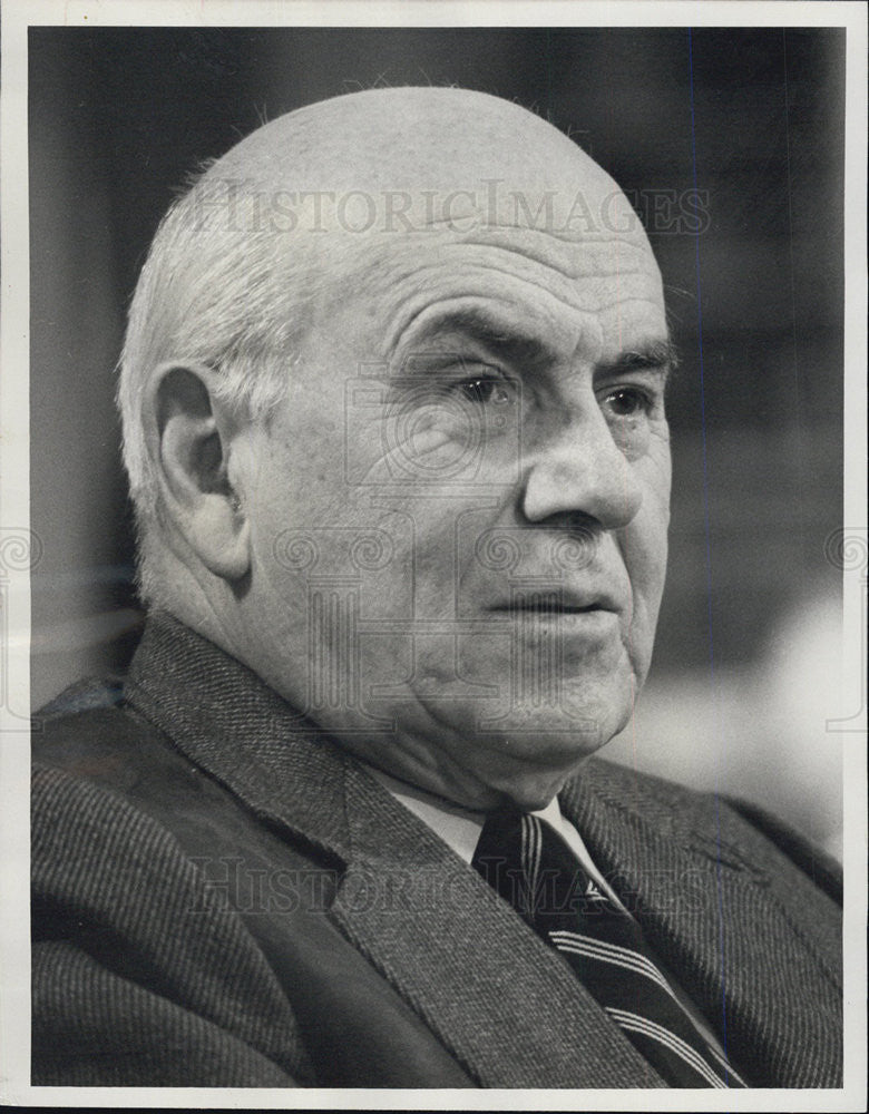 1975 Press Photo John J. McCloy, former president of World Bank will be on CBS. - Historic Images