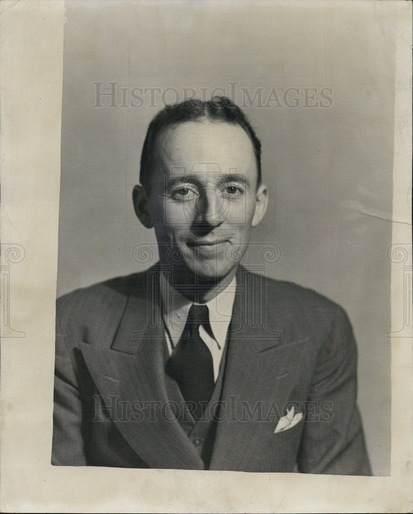 1944 Press Photo A.T. Steele correspondent - Historic Images