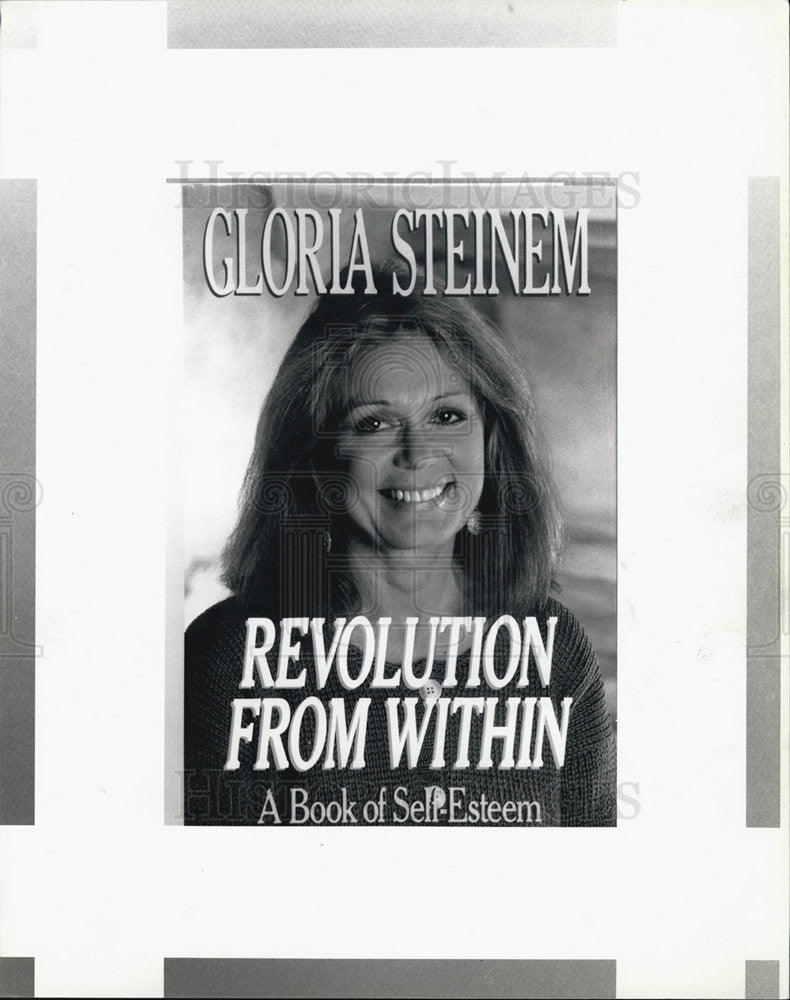 1992 Press Photo Gloria Steinem Author Revolution From Within - Historic Images