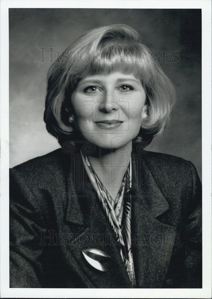 1995 Press Photo Diane Swonk Deputy Chief Economist First National Bank Chicago - Historic Images