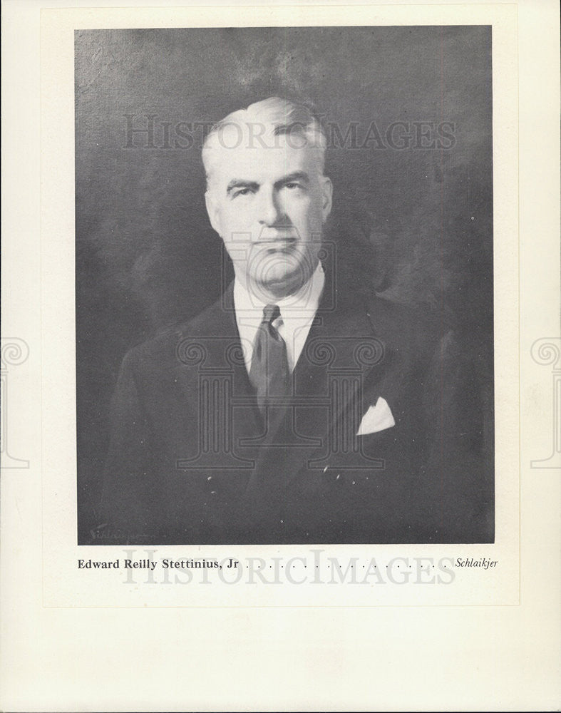 Press Photo Edward Reilly Stettinius Jr. Secretary State Yalta Conference - Historic Images