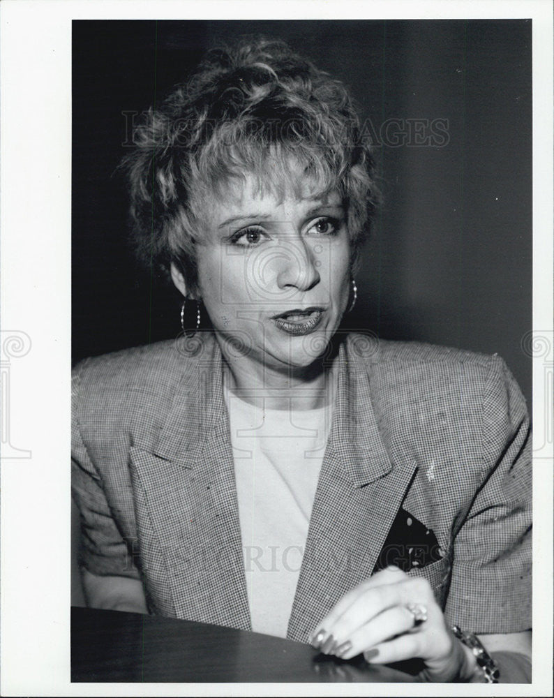 1991 Press Photo Sue Suter Department of children and Family Services - Historic Images