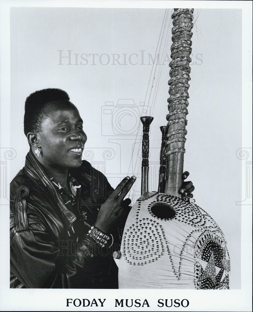 1991 Press Photo Composer Foday Musa Suso - Historic Images