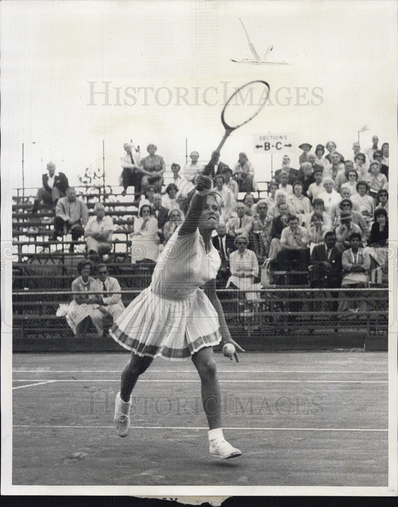 1961 Press Photo Karen Hantze US Team Winner Wightman Cup Series - Historic Images