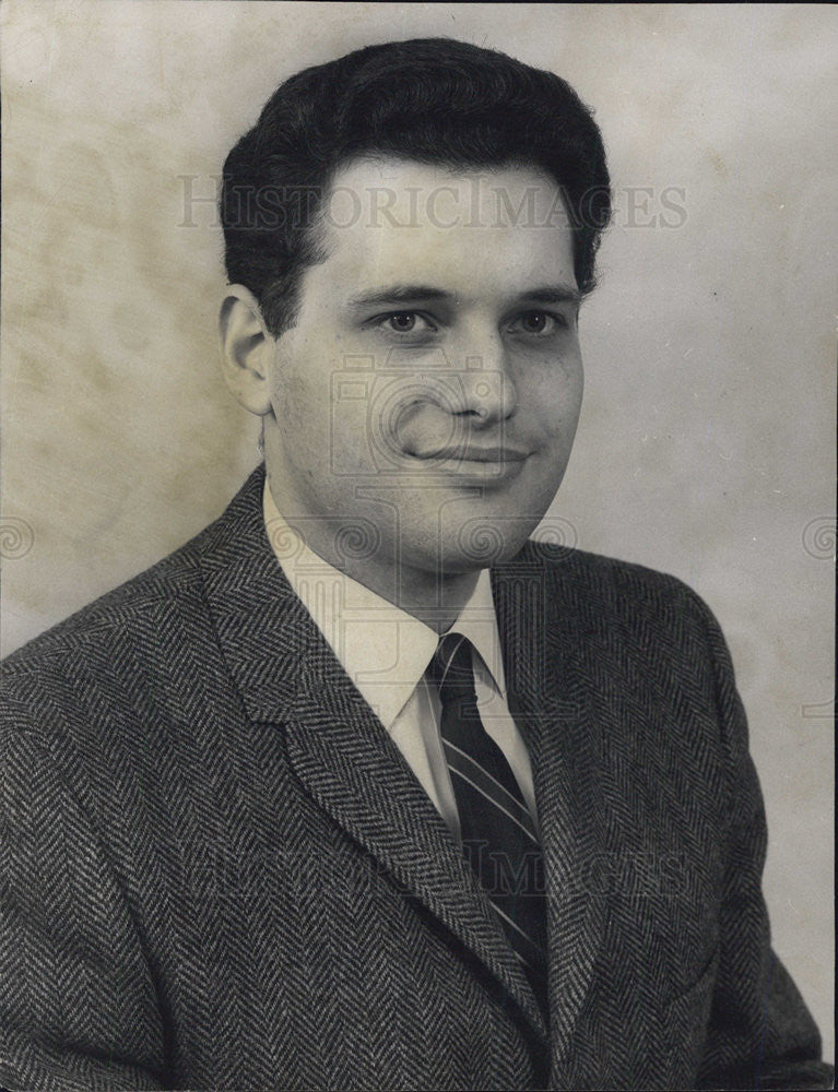 1968 Press Photo Bob Tamarkin, Chicago Daily News Financial Writer - Historic Images