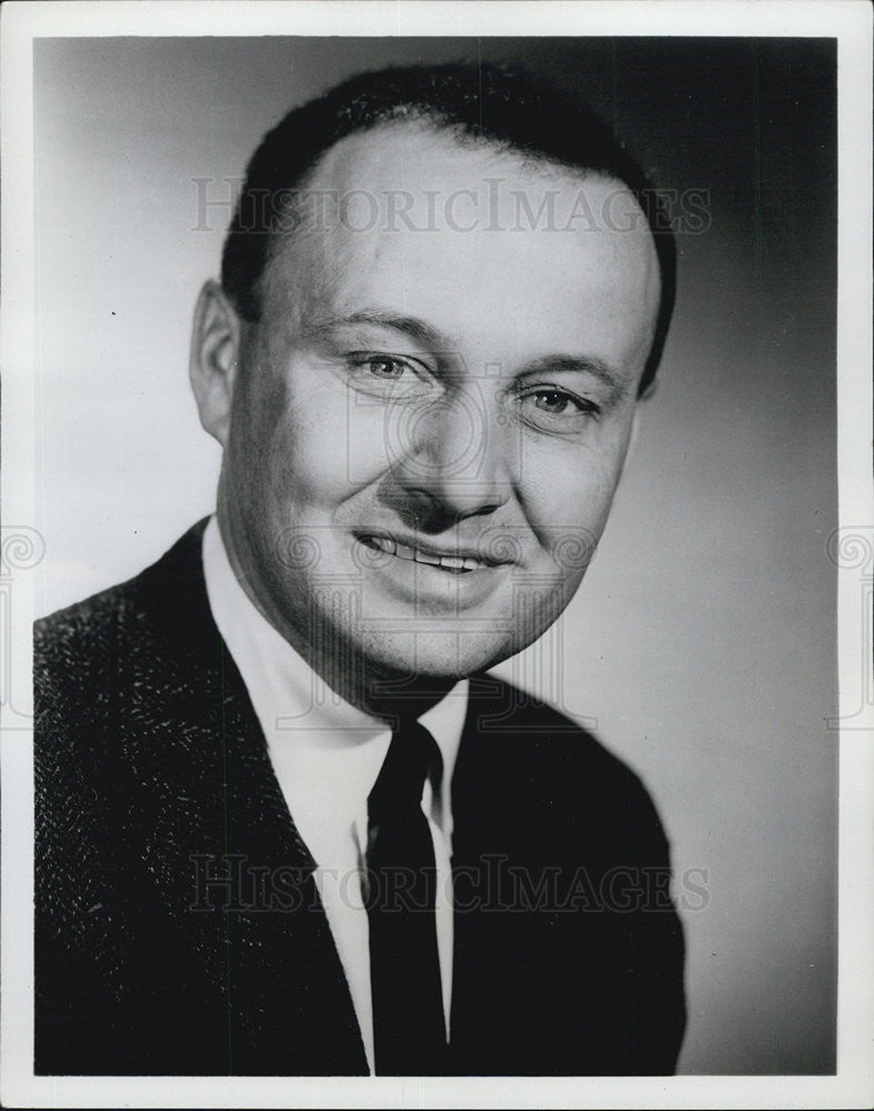 1965 Press Photo Jim McKay, Commentator for ABC&#39;s Wide World Of Sports - Historic Images