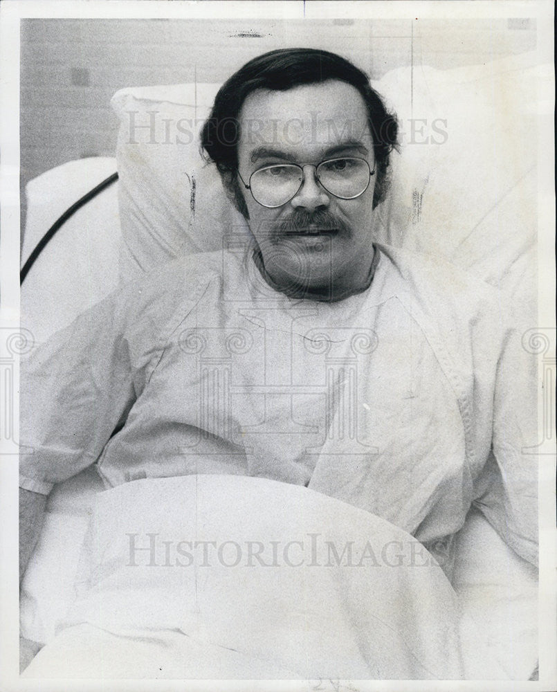 1973 Press Photo Michael J McGuigan Shooting Victim - Historic Images