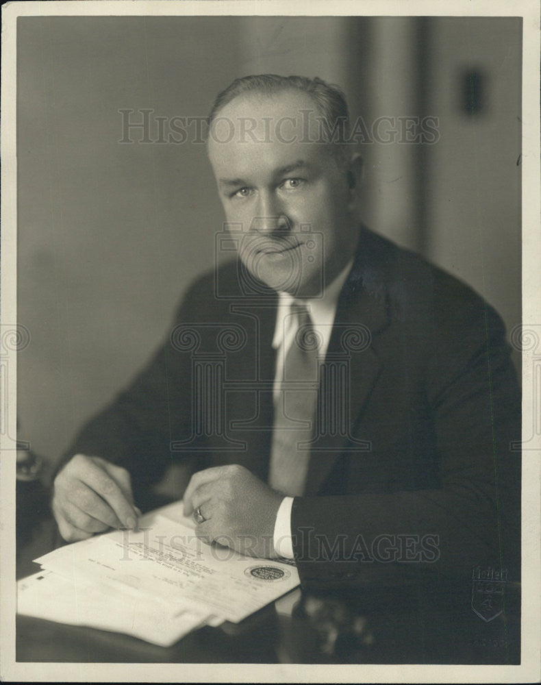 1956 Press Photo John F. McGuane Park District Commisioner - Historic Images