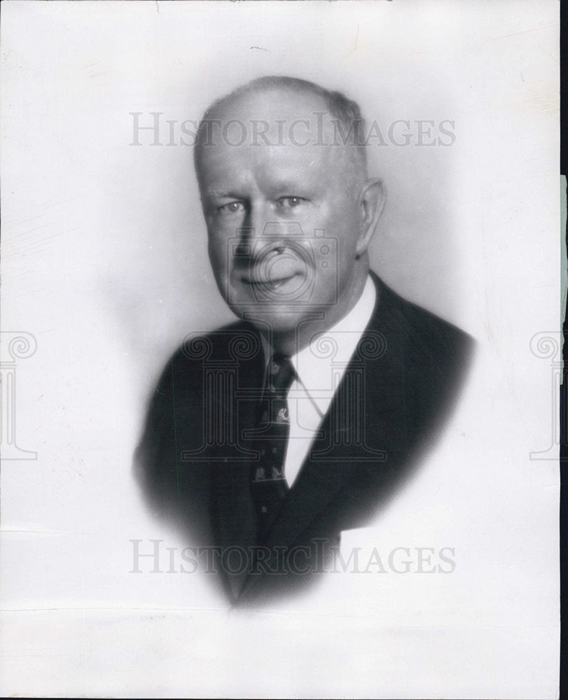 1958 Press Photo John F. Mcguane Park commissioner - Historic Images