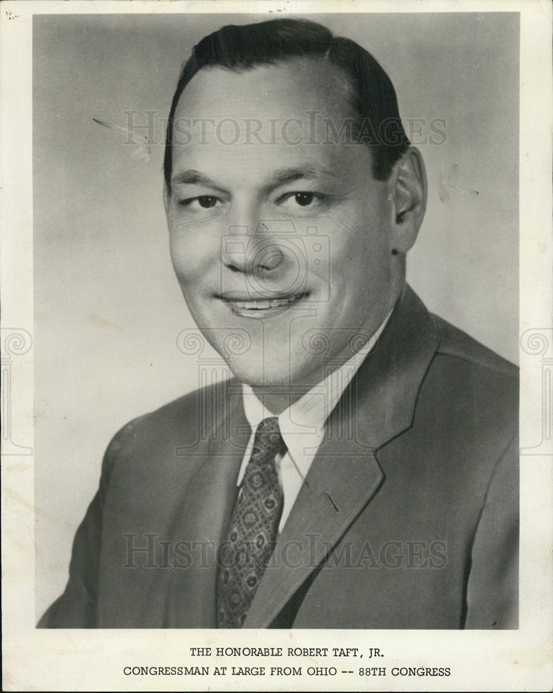 1963 Press Photo Robert Taft Jr., Congressman from Ohio. - Historic Images