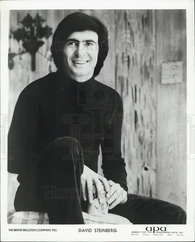 1976 Press Photo David Steinberg actor humorist - Historic Images