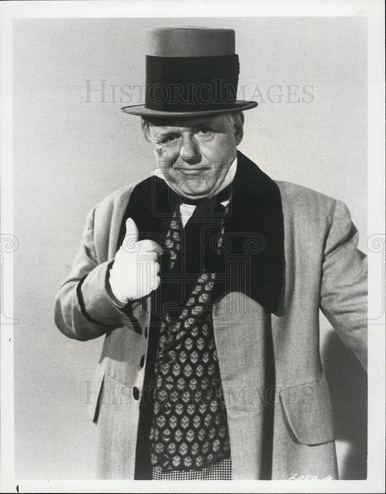 1977 Press Photo Comedian Rod Steiger In NBC Television Movie W.C. Fields And Me - Historic Images