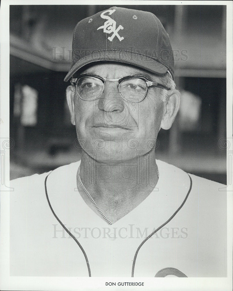 Press Photo Baseball&#39;s Don Gutteridge - Historic Images