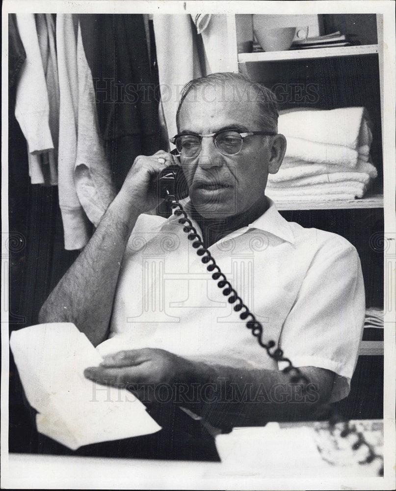 1970 Press Photo White Sox Manager Don Gutteridge - Historic Images