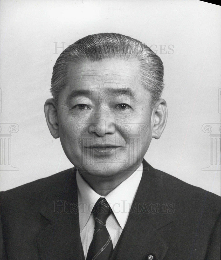 1986 Press Photo Noboru Takeshita/Minister Of Finance/Japan - Historic Images