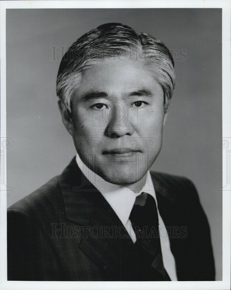 1980 Press Photo Sumio Tanaka executive director Japan Trade Center - Historic Images